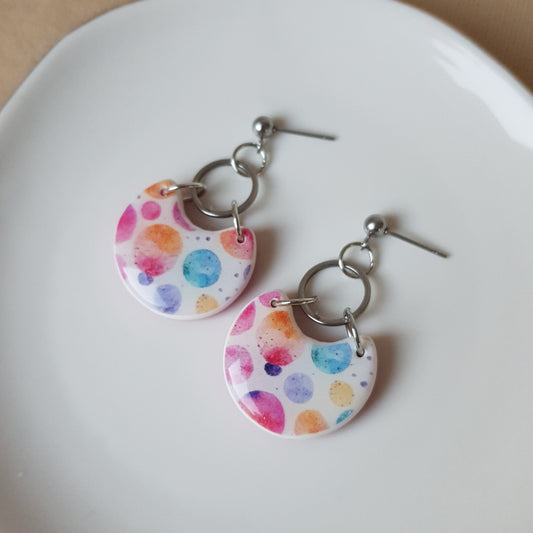Bubbles dangle earrings