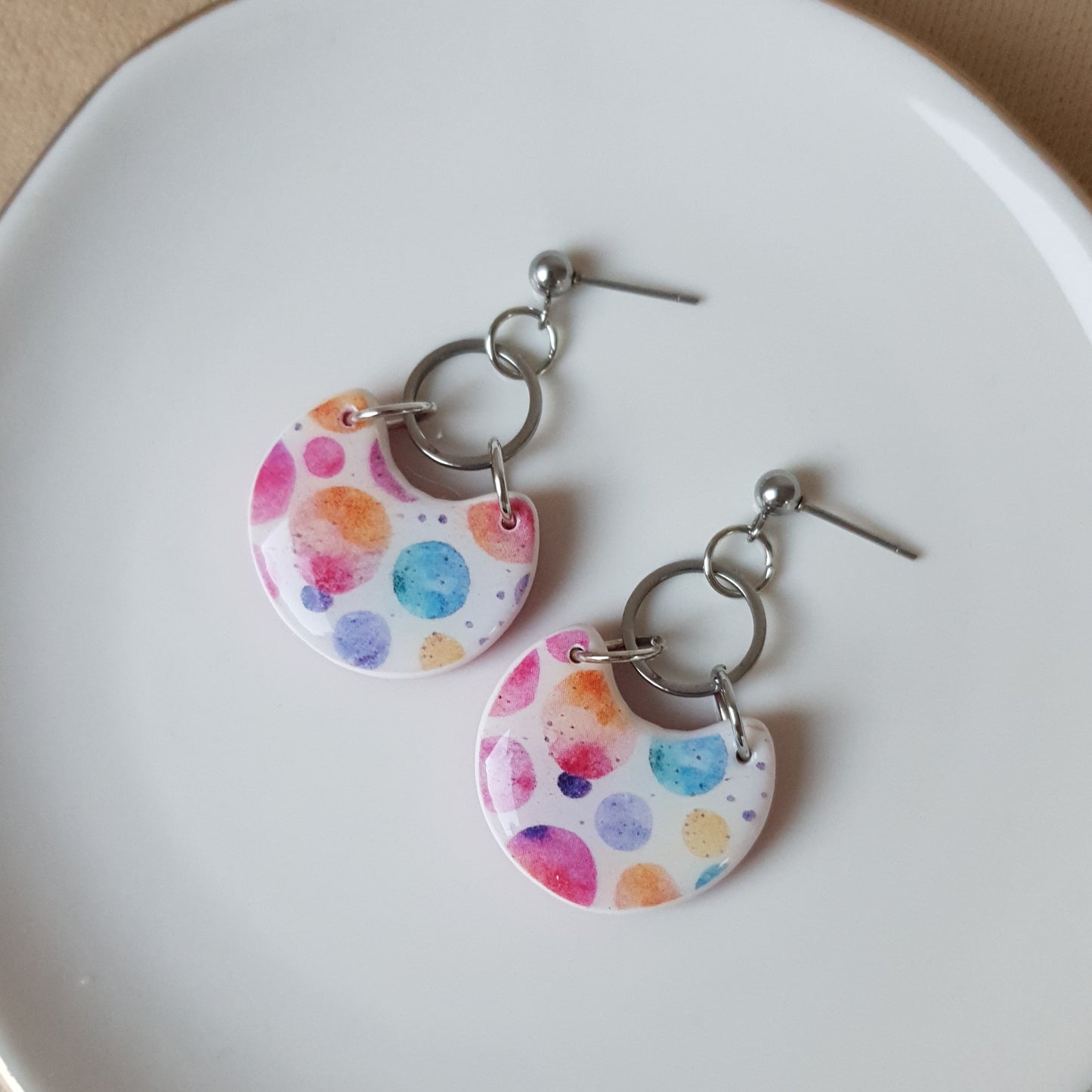 Bubbles dangle earrings