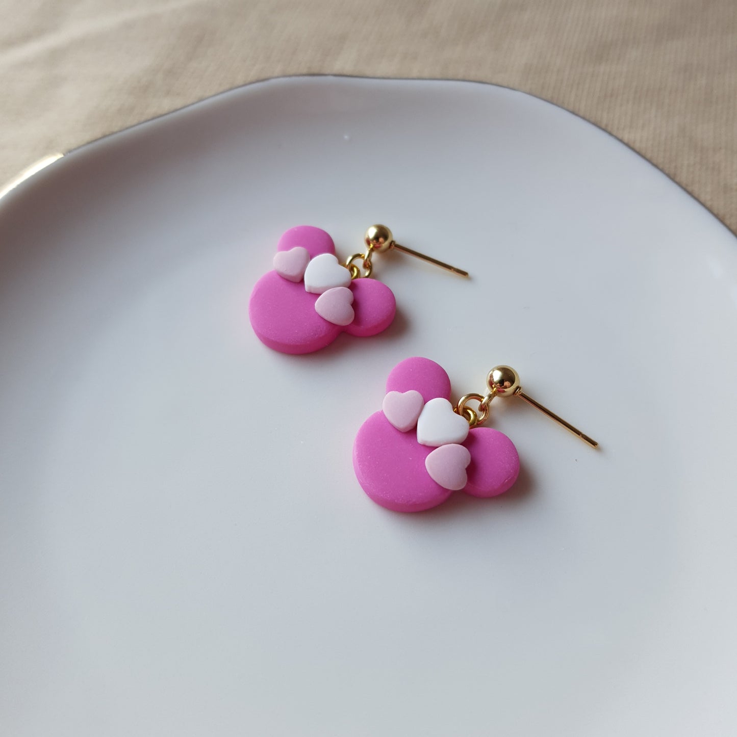 Cute mouse dangle earrings