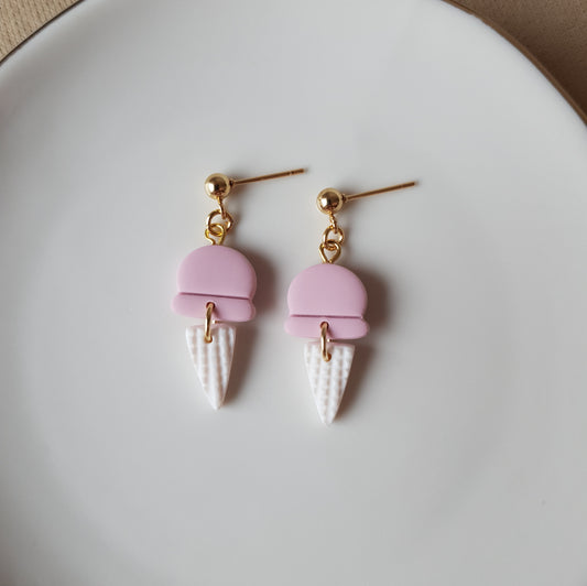 Pink ice cream