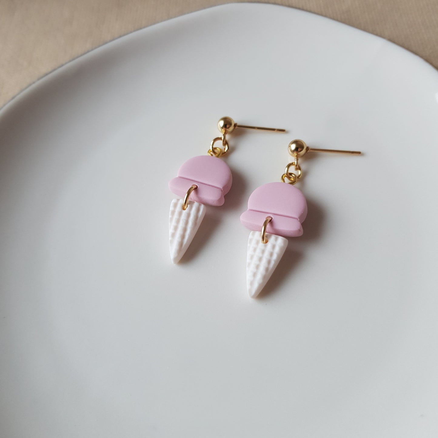 Pink ice cream