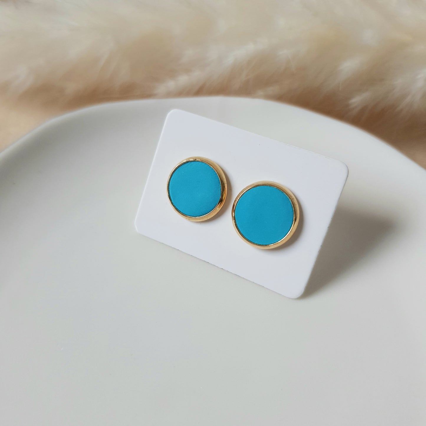 Turquoise studs