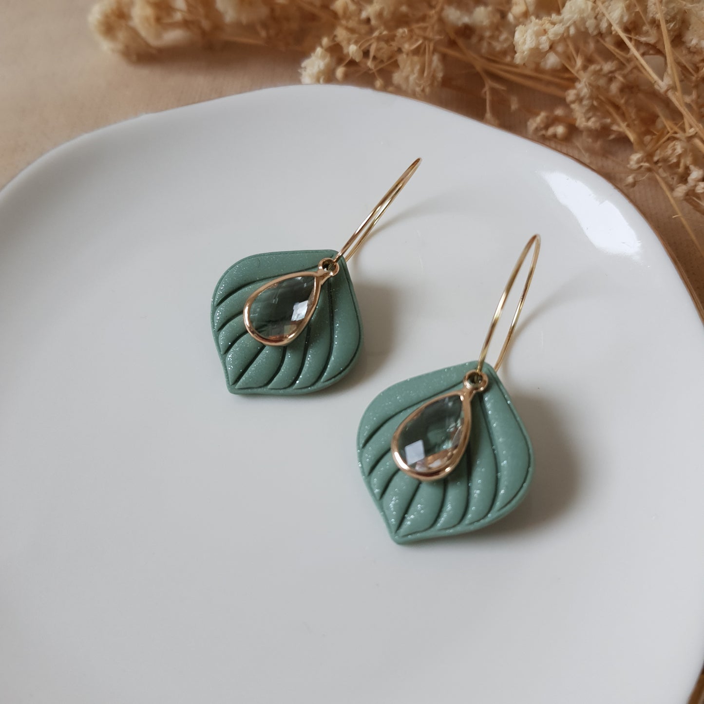 Sage leaf hoops