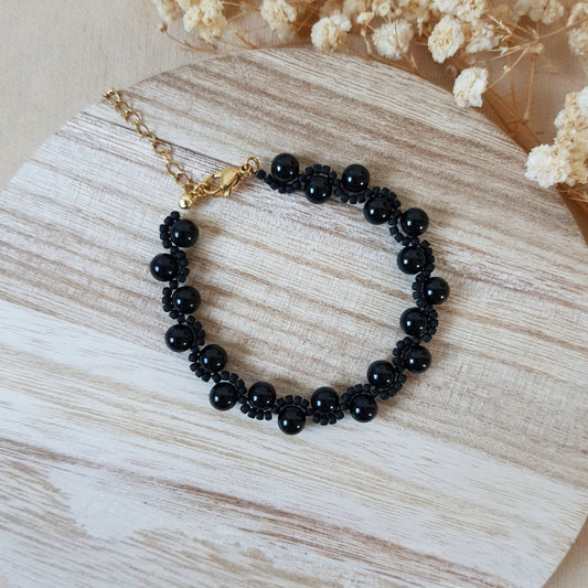 Black moon bracelet