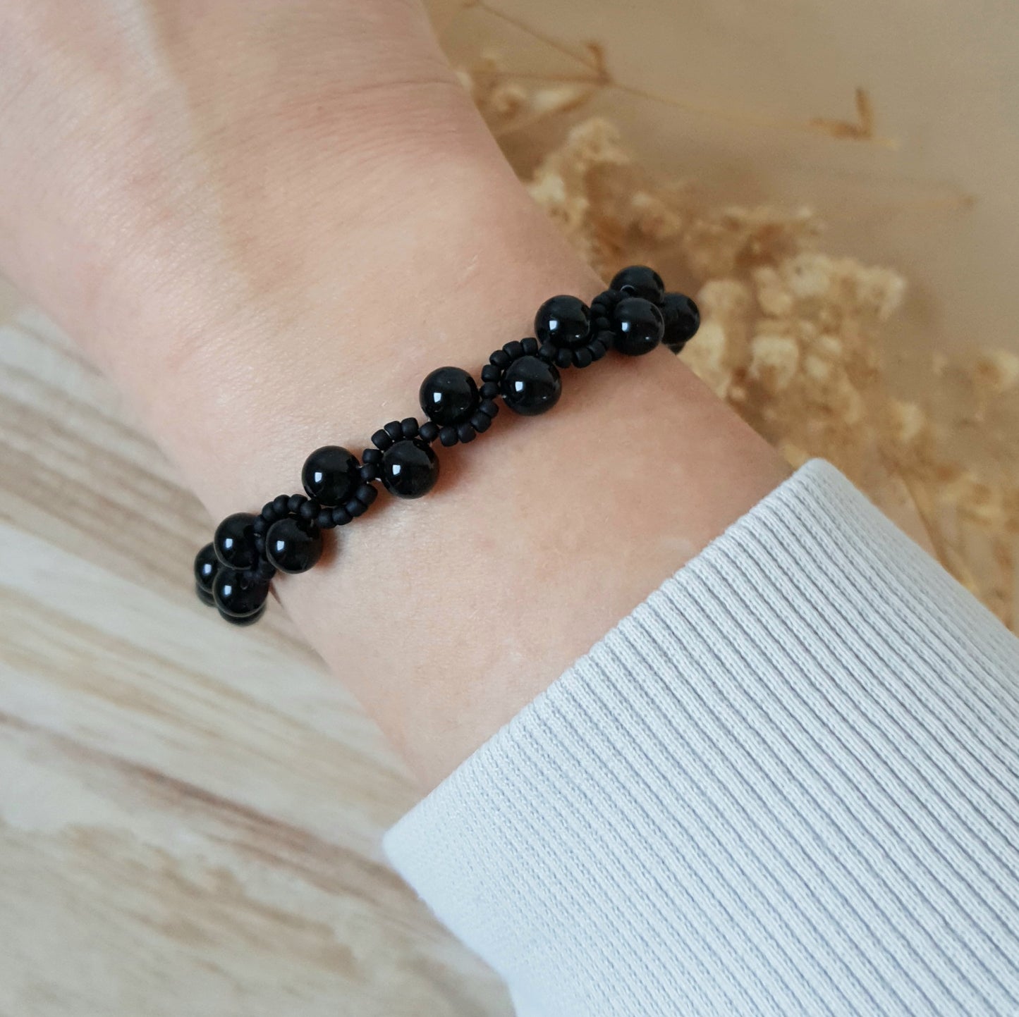Black moon bracelet
