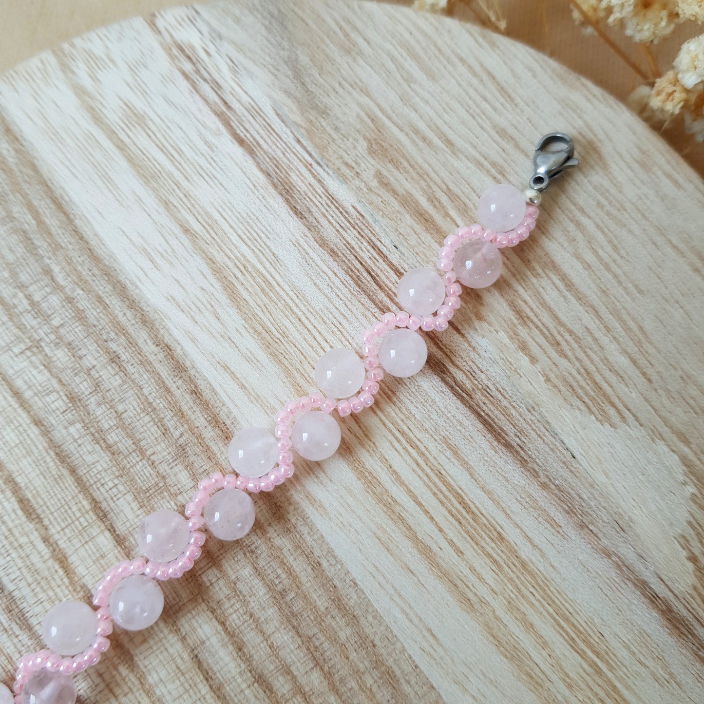 Rose moon bracelet