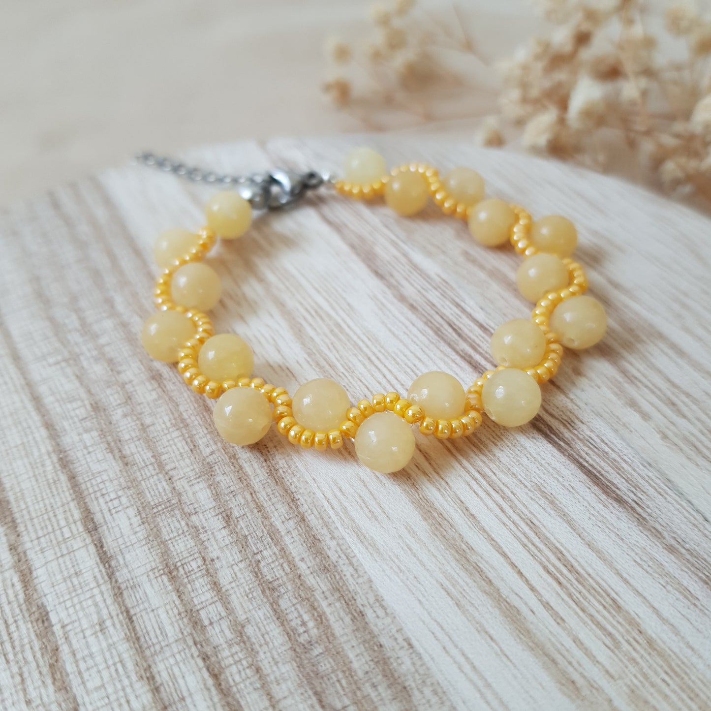 Yellow moon bracelet