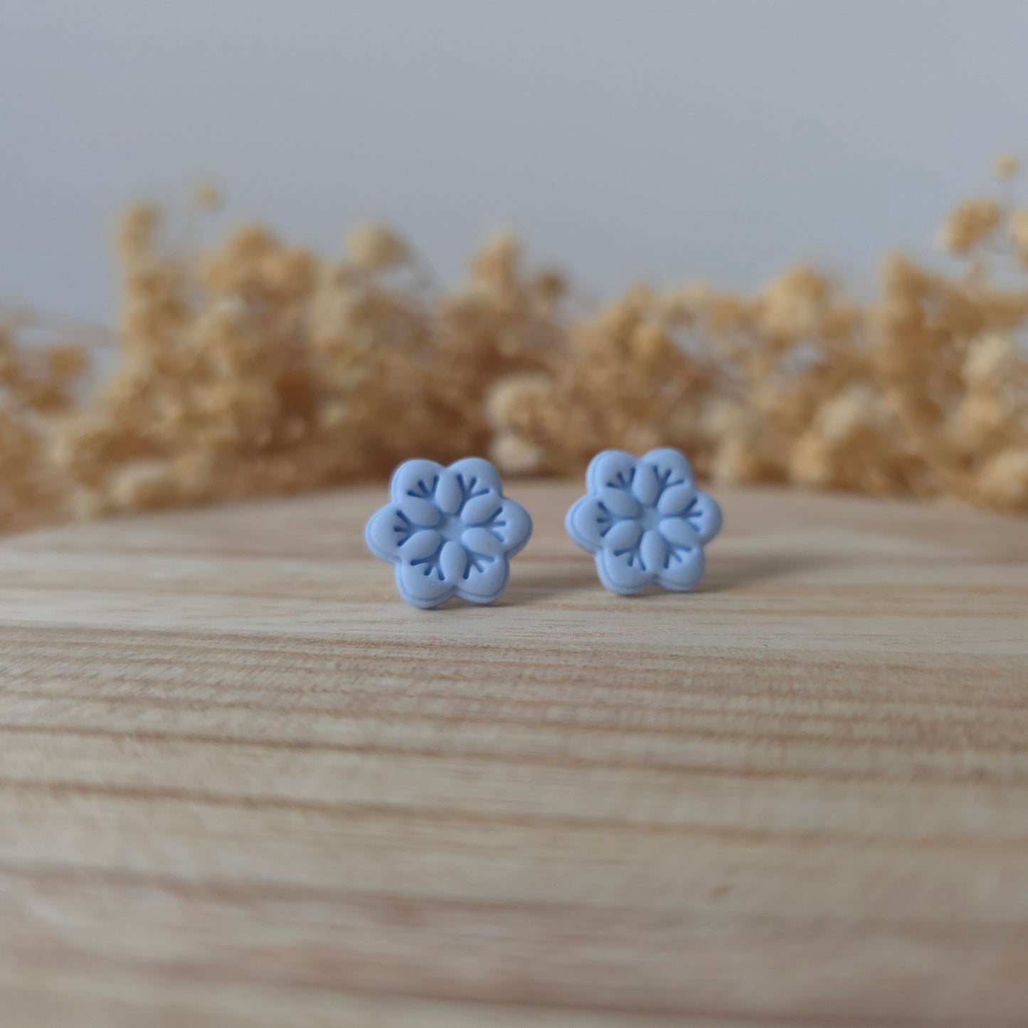 Modre rožice snežinke