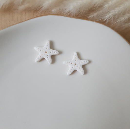 White sea star studs