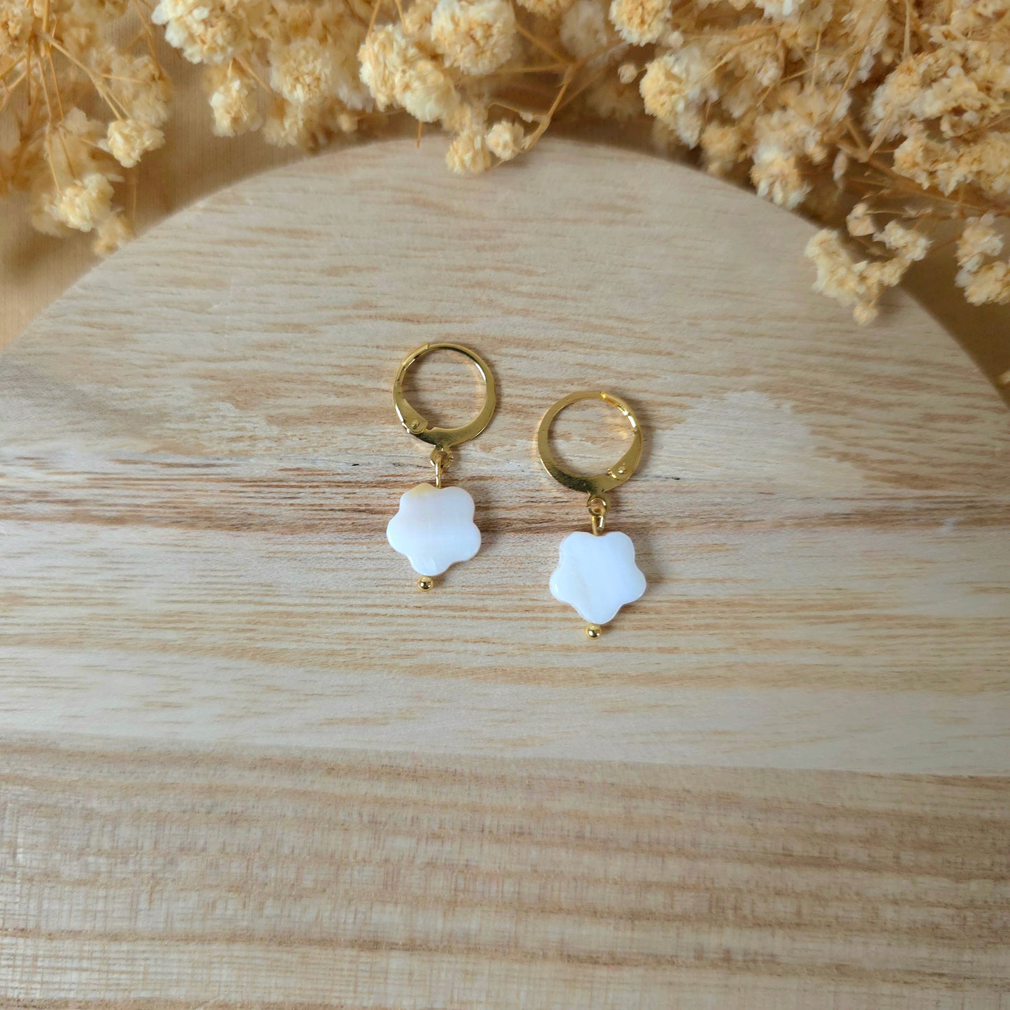 Viseči uhani mini retro rožice