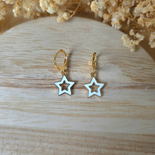 Viseči uhani zvezde