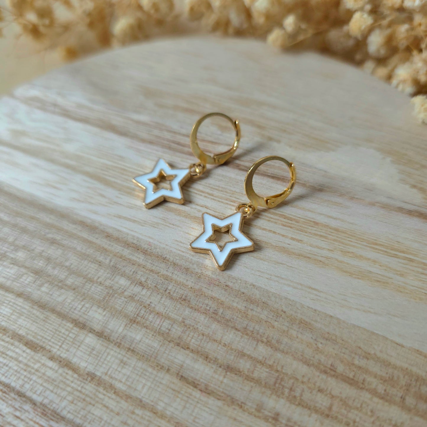 Viseči uhani zvezde