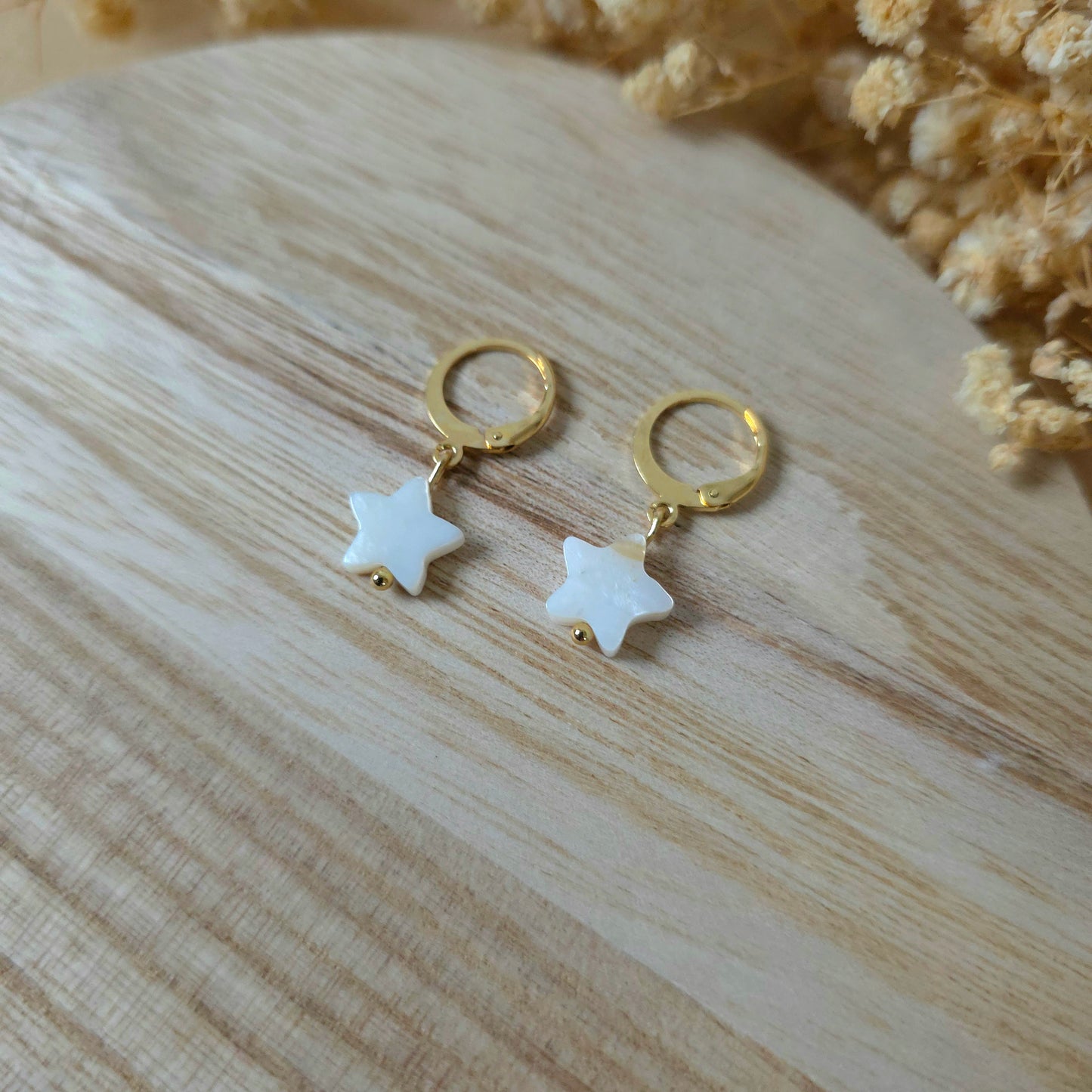 Viseči uhani zvezdice