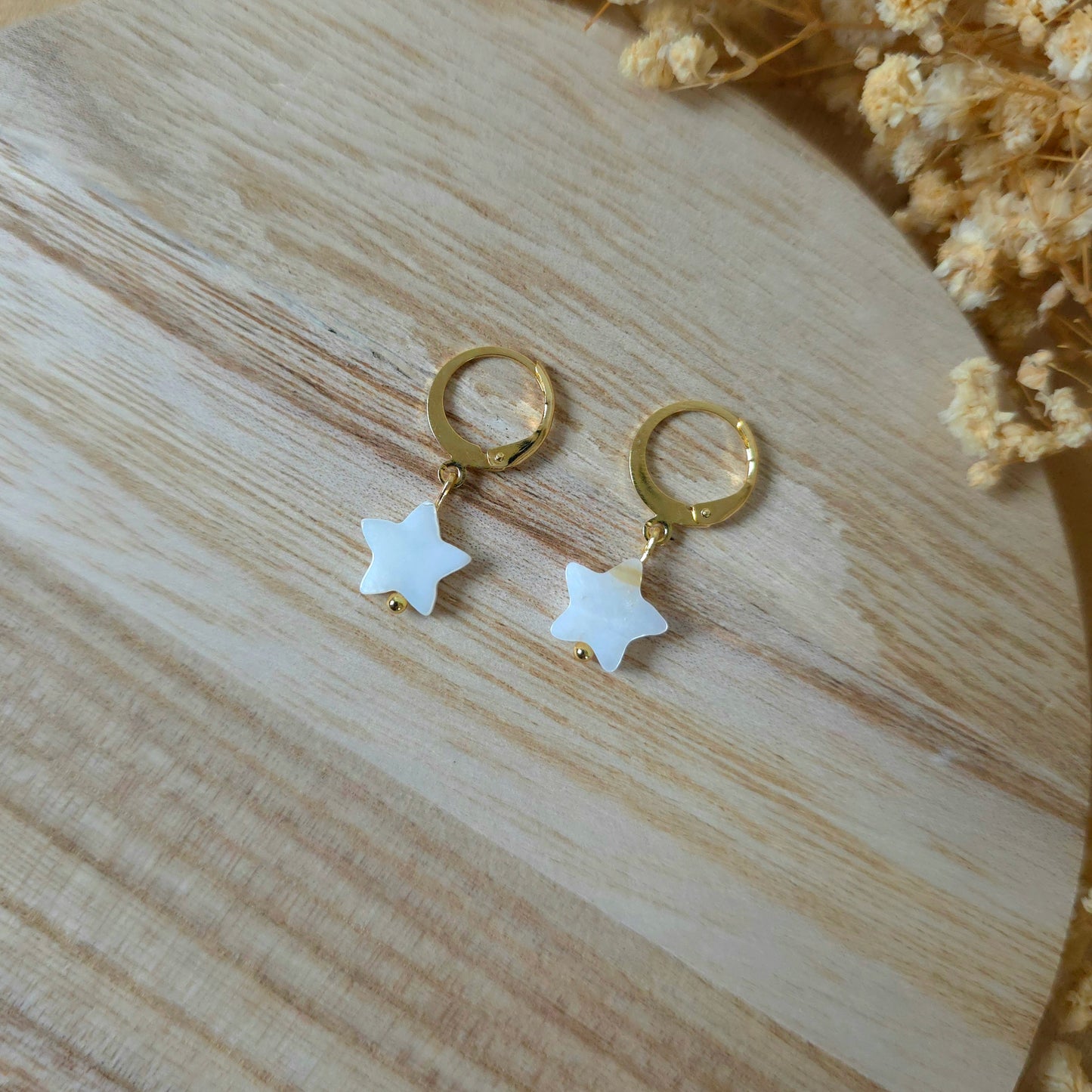 Viseči uhani zvezdice